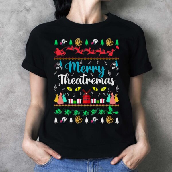 Broadway Christmas Shirt Broadway Ugly Christmas Shirt Broadway Shirt Sweatshirt - Ladies T-Shirt