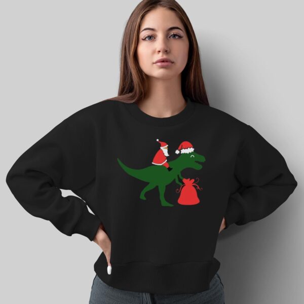 Christmas Dinosaur Shirt Christmas Gift Shirt - Sweatshirt