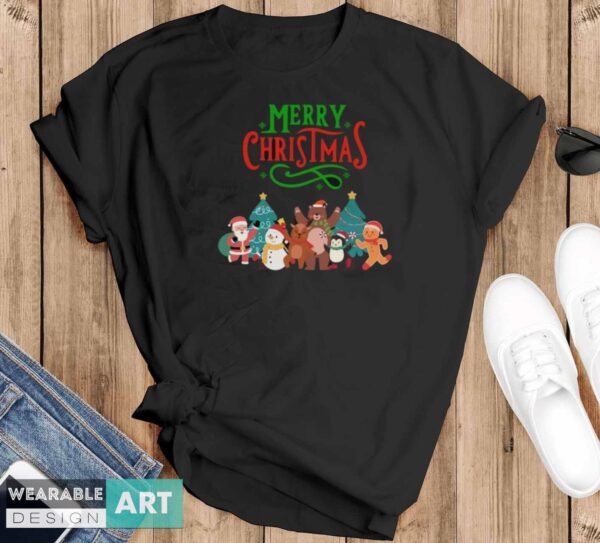 Christmas shirt - christmas shirt for women - merry christmas shirt - Black T-Shirt