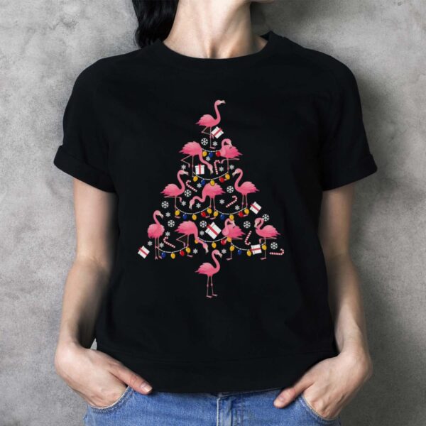 Cute Funny Flamingo Christmas Shirt Flamingo Shirt Flamingo Sweatshirt - Ladies T-Shirt