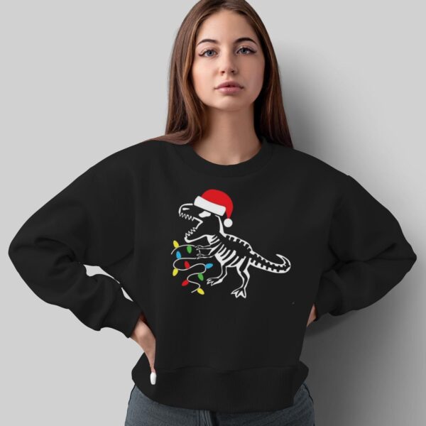 Dinosaur Christmas Shirt Dino Christmas Shirt - Sweatshirt