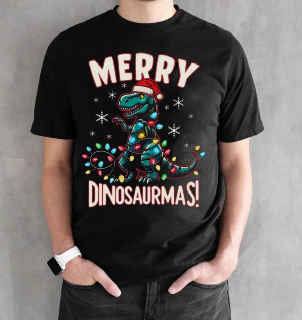 Dinosaur Ugly Christmas Shirt Dinosaur Shirt Dinosaur Sweatshirt Dinosaur Shirt - Black Unisex T-Shirt