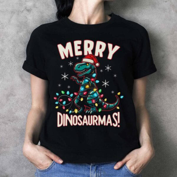 Dinosaur Ugly Christmas Shirt Dinosaur Shirt Dinosaur Sweatshirt Dinosaur Shirt - Ladies T-Shirt