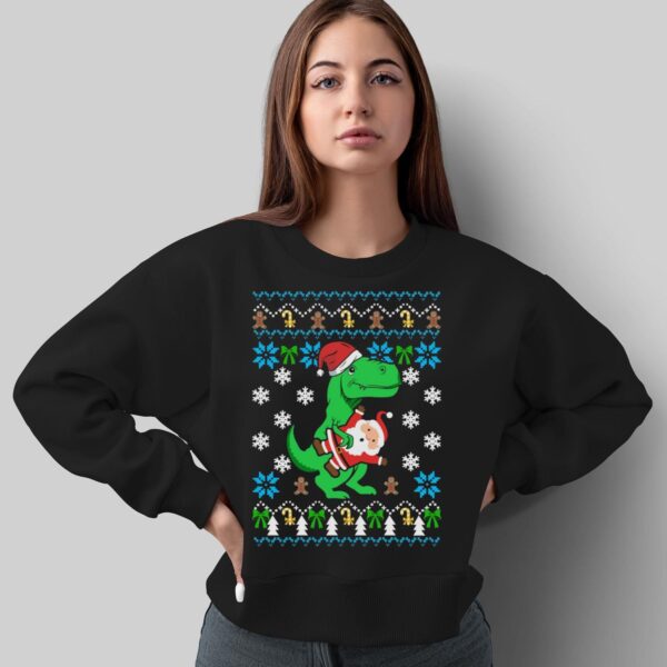 Dinosaur Ugly Christmas Shirt Dinosaur Shirt Dinosaur Sweatshirt Dinosaur Shirt Dinosaur Christmas Shirt - Sweatshirt