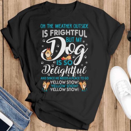 Dog Christmas Shirt Ugly Christmas Shirt Women Dog Ugly Christmas Shirt Dog Christmas Sweatshirt - Black T-Shirt