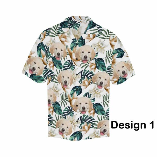 Hawaiian Shirt with Faces, Dog Lover Shirt, Custom Hawaiian Shirt Product Photo 2