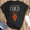I'm The Favorite Child Shirt Funny Kids Ugly Christmas Shirt - Black T-Shirt
