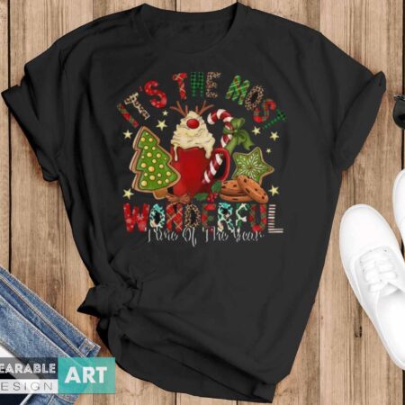 It's The Most Wonderful Time Of The Year T-Shirt, Gift For Christmas - Black T-Shirt