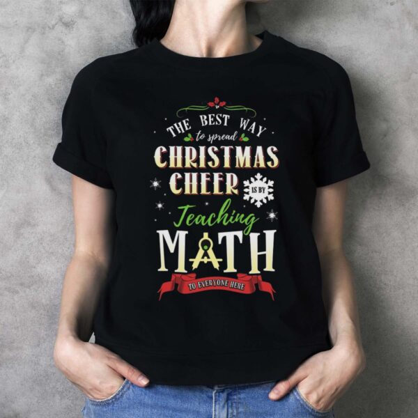 Math Teacher Ugly Christmas Math Teacher Christmas Shirt Math Teacher Shirt Math Teacher Sweatshirt - Ladies T-Shirt