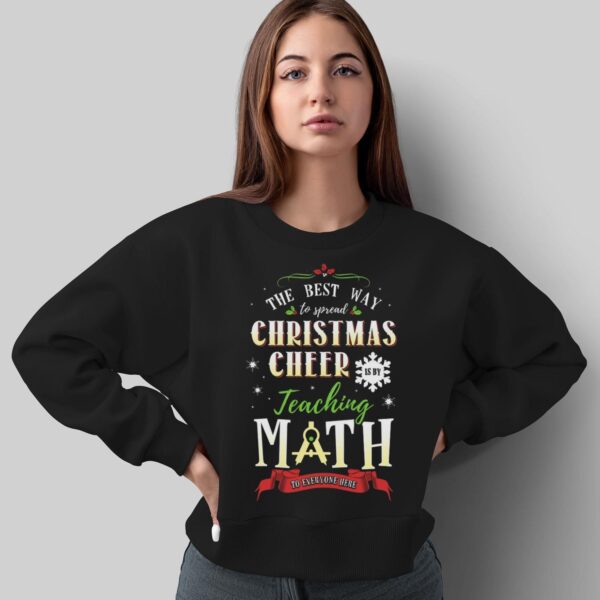 Math Teacher Ugly Christmas Math Teacher Christmas Shirt Math Teacher Shirt Math Teacher Sweatshirt - Sweatshirt