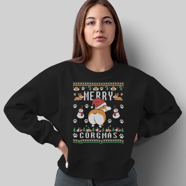 Merry Corgmas Corgi Ugly Christmas Shirt Corgi Christmas Shirt Corgi Shirt - Sweatshirt