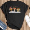 Mushroom Shirt Mushroom Sweatshirt Mushroom Shirt Mushroom Gift Mushroom Christmas Shirt - Black T-Shirt