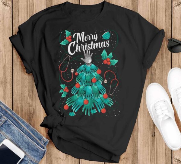 Nurse Gifts Nurse Ugly Christmas Shirt Nurse Christmas Shirt Nurse Shirt Nurse Sweatshirt - Black T-Shirt