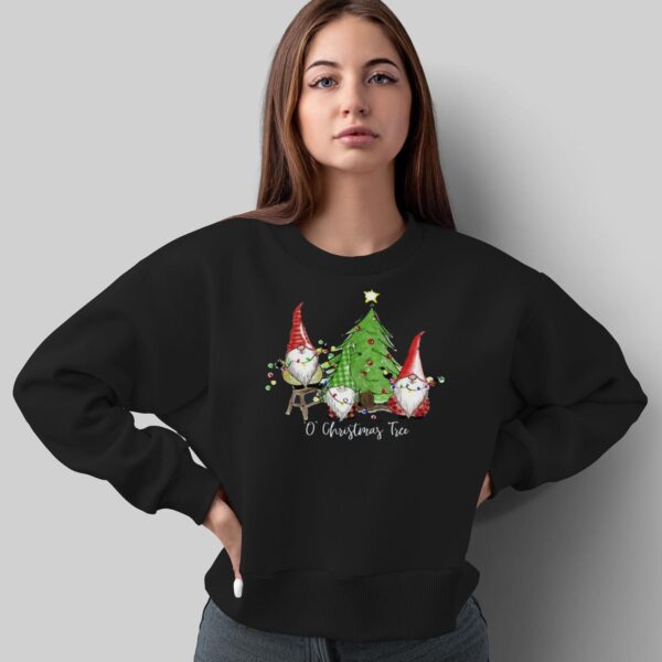 O' Christmas Tree Gnomes Mommy and Me Shirt-Gnomes Holiday Shirt - Sweatshirt