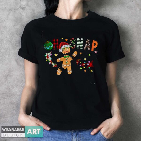 Oh Snap Shirt, Gingerbread Christmas Shirt, Funny Christmas Shirt - Ladies T-Shirt