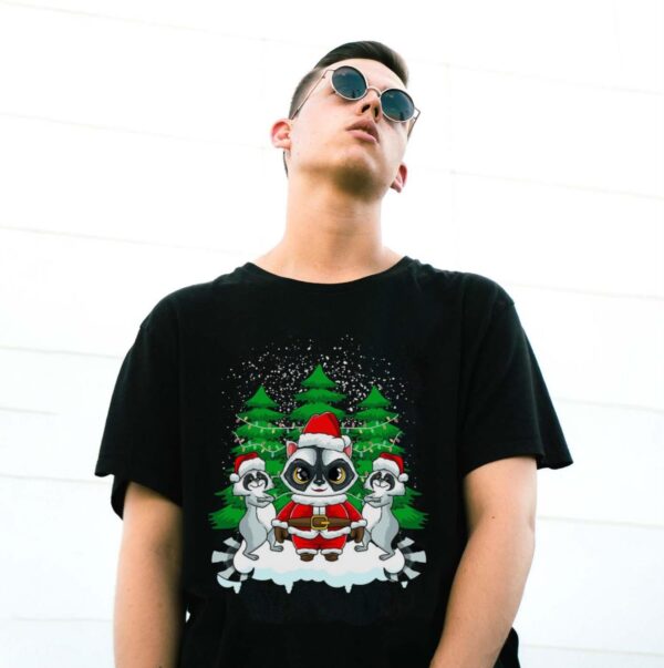 Racoon Christmas Shirt Racoon Ugly Christmas Shirt - G500 Gildan T-Shirt