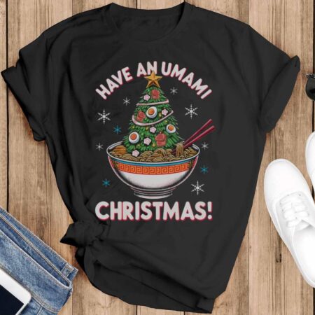 Ramen Ugly Christmas Shirt Ramen Christmas Shirt Ramen Shirt Ramen Christmas Sweatshirt - Black T-Shirt