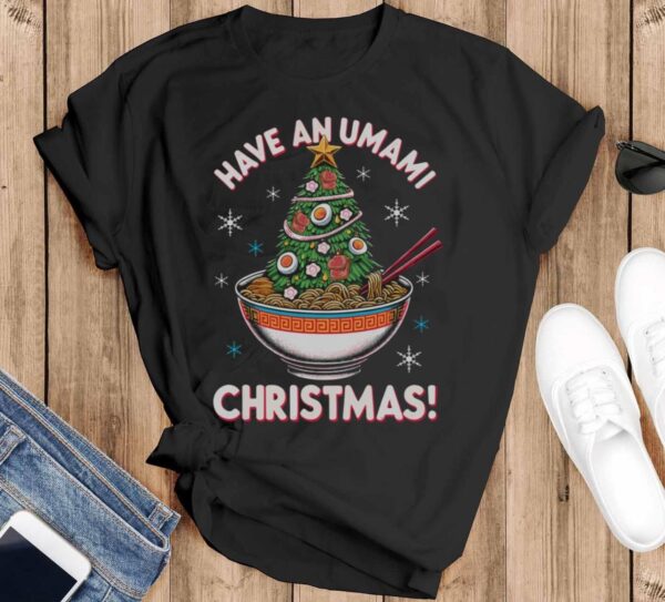 Ramen Ugly Christmas Shirt Ramen Christmas Shirt Ramen Shirt Ramen Christmas Sweatshirt - Black T-Shirt