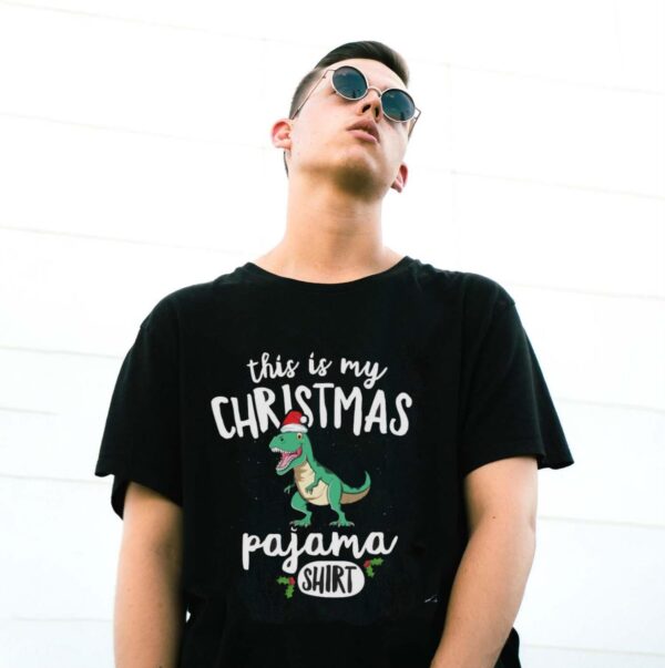 This Is My Christmas Shirt Shirt Dinosaur T-Sshirt Gifts - G500 Gildan T-Shirt