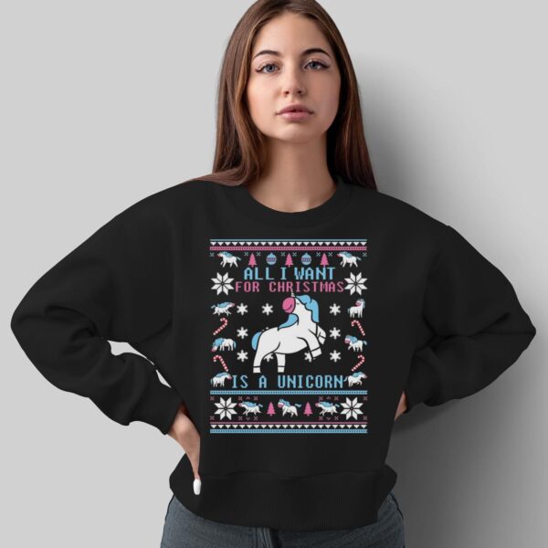 Unicorn Ugly Christmas Shirt Unicorn Christmas Shirt Unicorn Christmas Sweatshirt - Sweatshirt