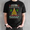 Vegetarian Vegan Ugly Christmas Shirt Vegetarian Vegan Christmas Shirt Vegetarian Vegan Christmas Sweatshirt - Black Unisex T-Shirt
